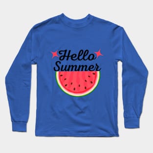 hello summer Long Sleeve T-Shirt